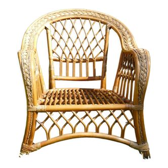 Rattan armchair