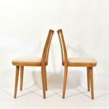 1970s Pair of oak dining chairs