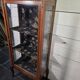 Vitrine ancienne style transition Louis XV-Louis XVI en Acajou