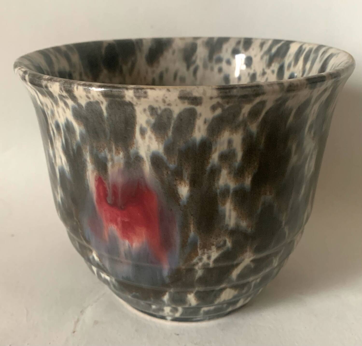 Vintage Vallauris ceramic flowerpot