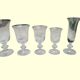 Set of 40 La Rochère Amitier crystal glasses from the 19th century + 8 replacements