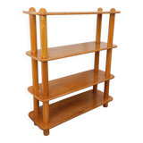 Vintage elm bookcase from the 80s