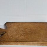 Cutting board in old solid wood