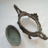 Cast Iron Planter with French Vintage Handles