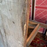 Old solid wood farmhouse table