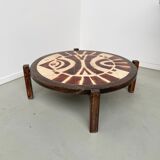 Ceramic coffee table "fish" Maud