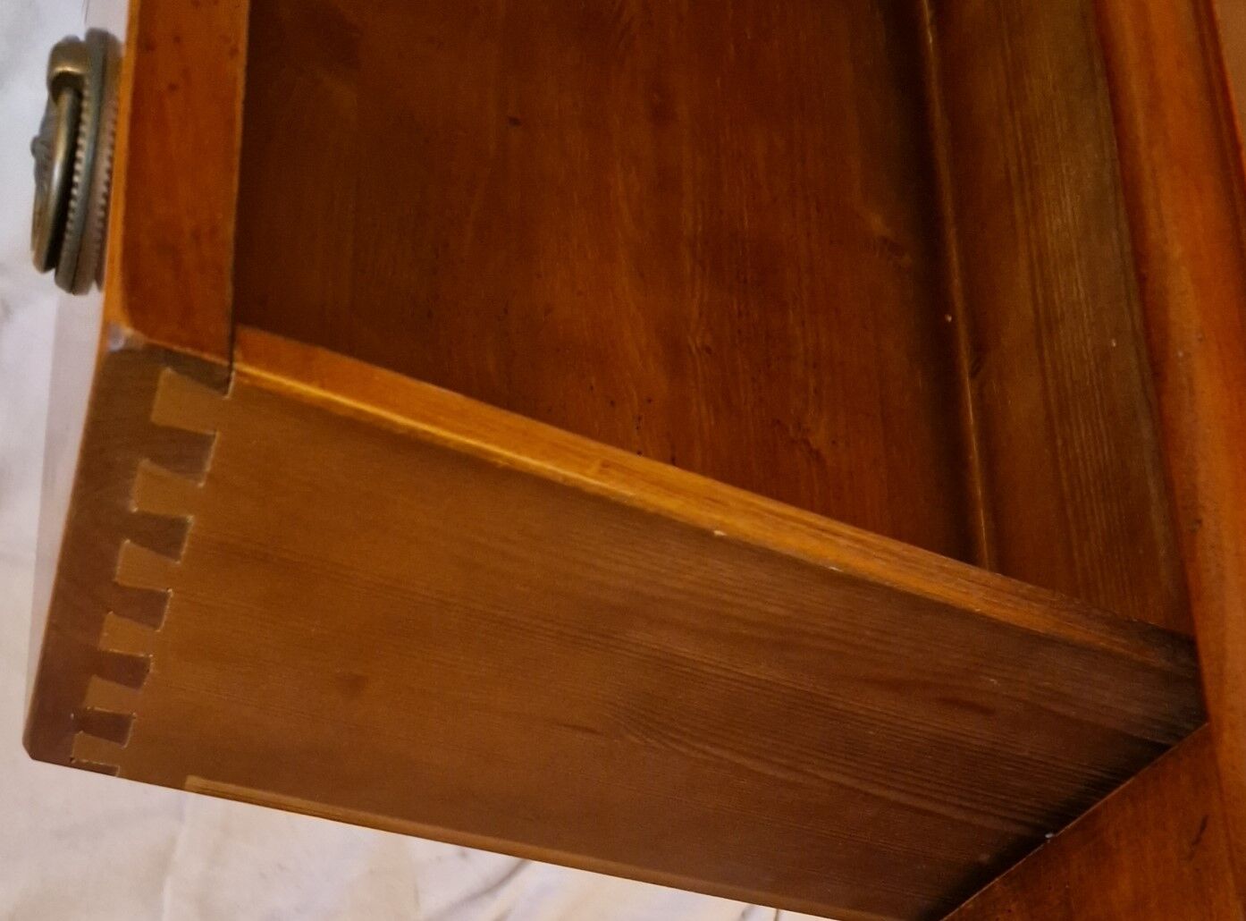 Vintage Art Deco console – wooden storage furniture – 1950s