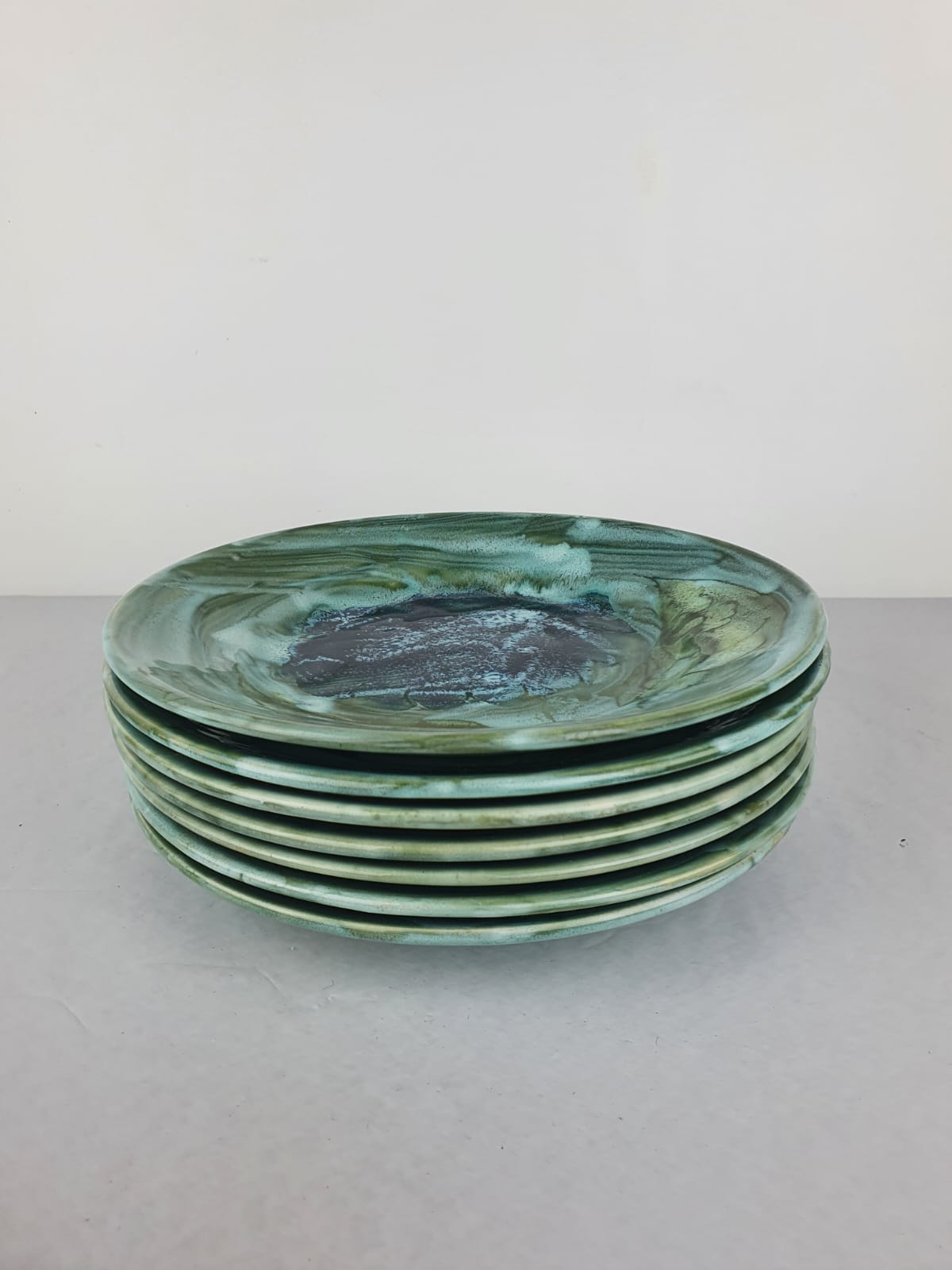 Series of 7 assietes by Alice Colonieu