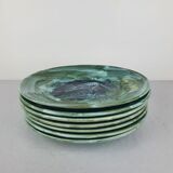 Series of 7 assietes by Alice Colonieu