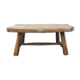 Massive elm coffee table