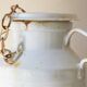 1940s white milk can