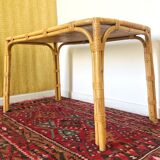 Rattan coffee table