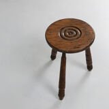 Brutalist stool ca.1960