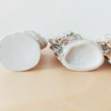 Set of 4 porcelain wedding vases