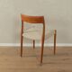 Model 77 dining chairs, Niels O. Møller