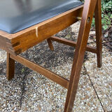 Set of 4 vintage folding chairs