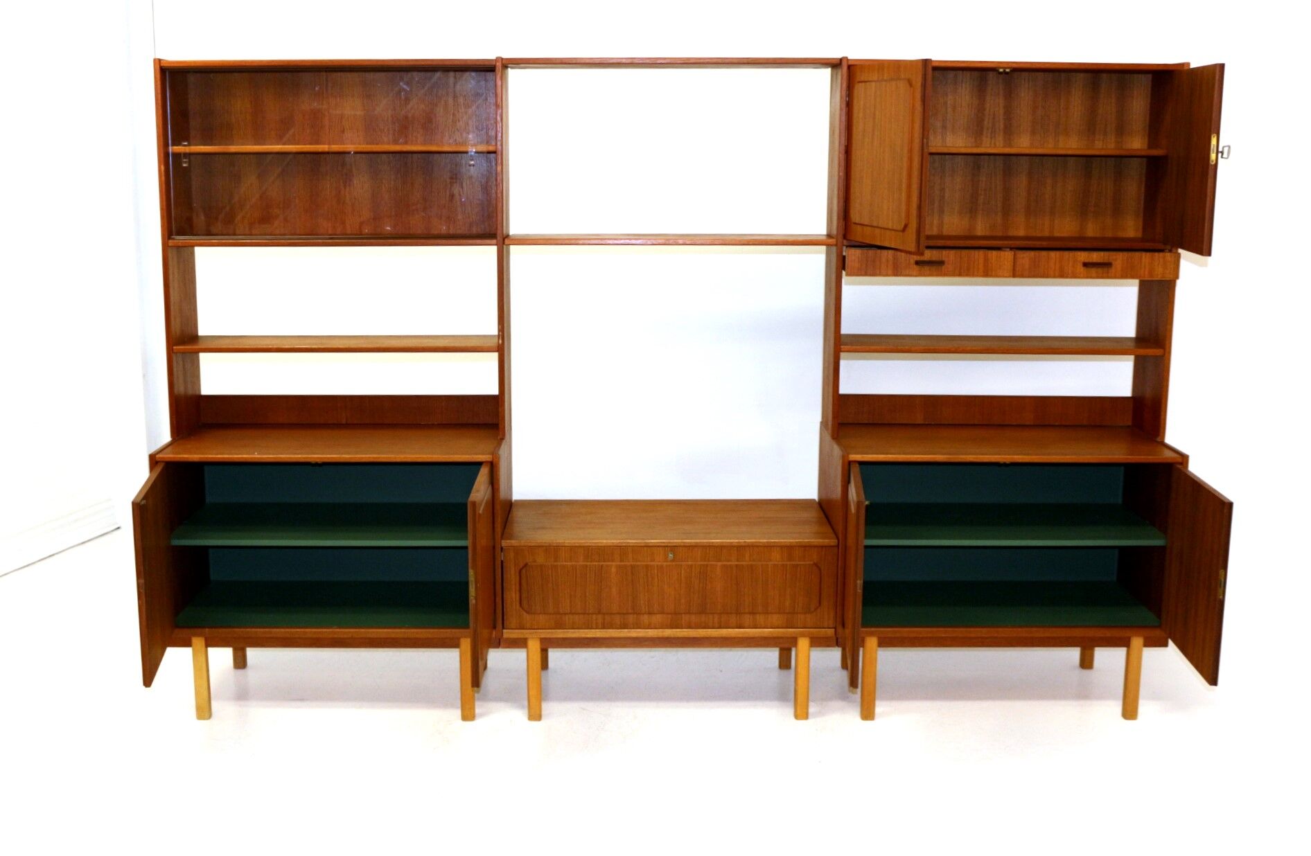 Teak "system" bookcase, Sweden, 1960