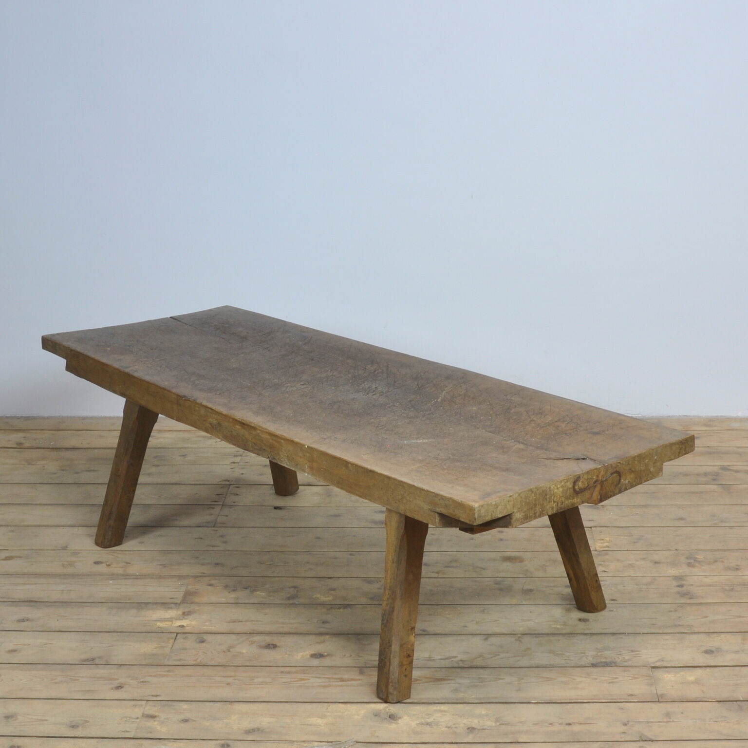 Vintage oak butcher's table 1930