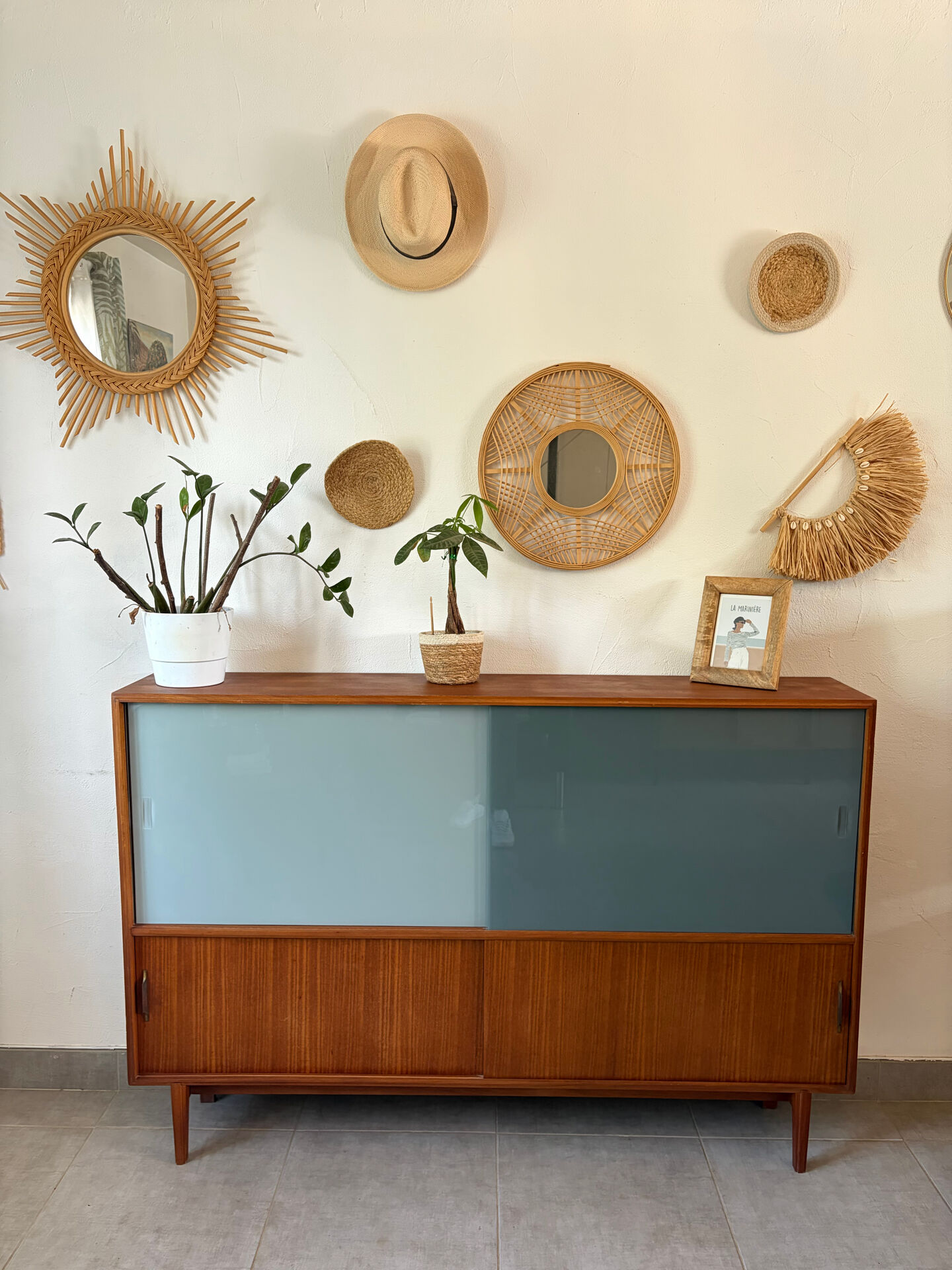 High vintage 1960s enfilade (shallow)