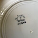 Set of 4 flat plates mismatched