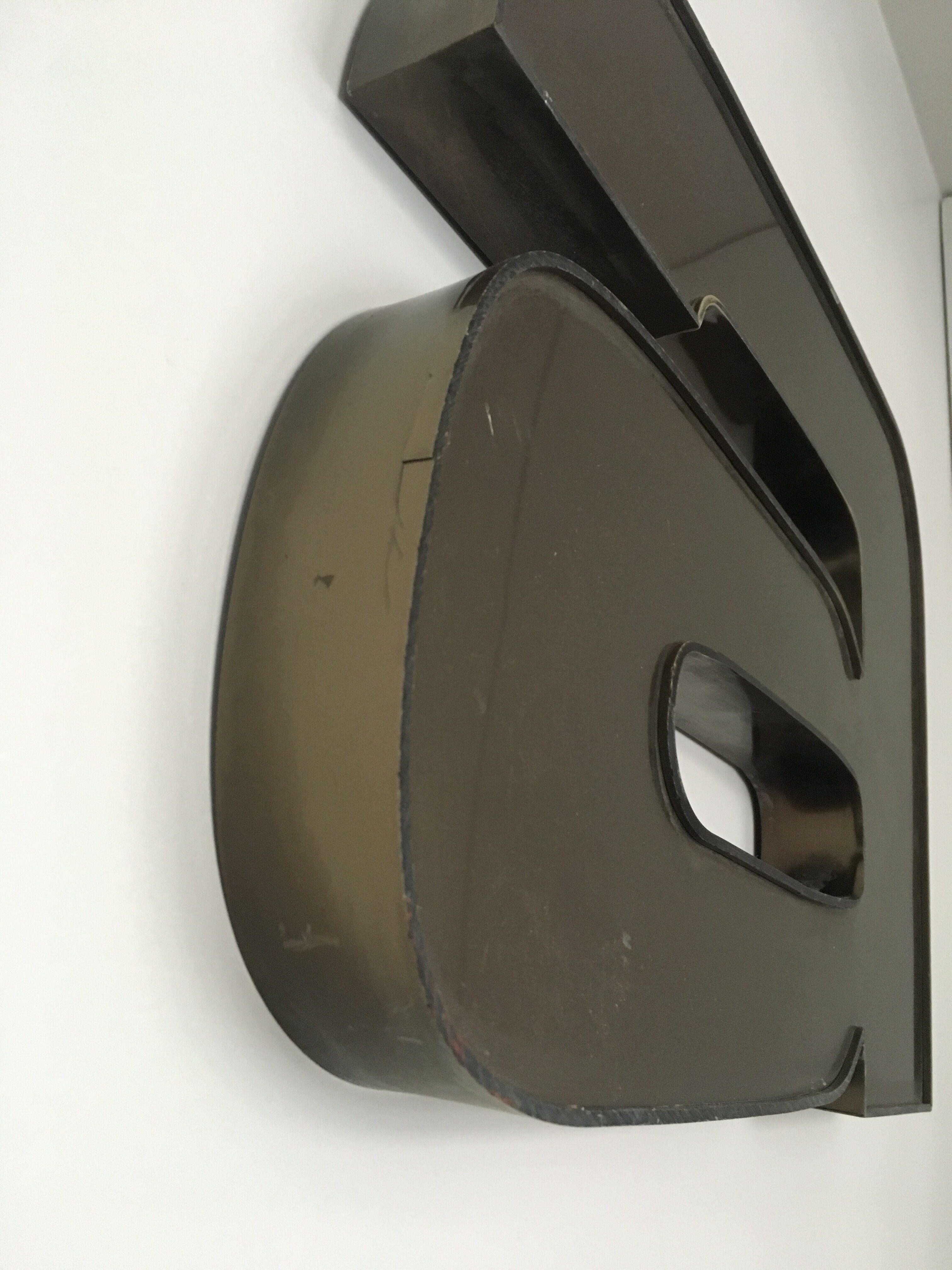 Letter a. of vintage sign