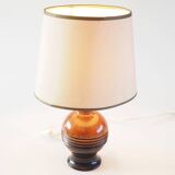 Two-tone wooden lamp base