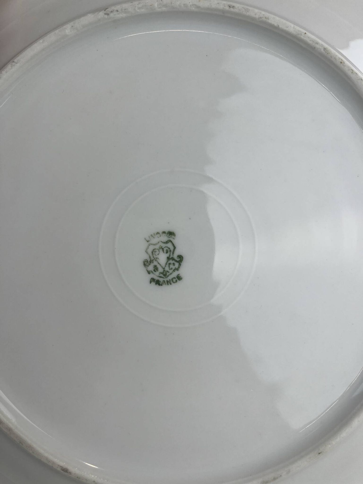 4 Art Deco dinner plates