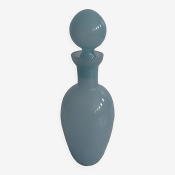 Blue opaline bottle