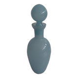 Flacon en opaline bleu