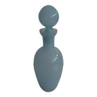 Blue opaline bottle