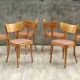 6 chaises bistrot Thonet en bois blond