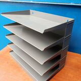Mail rack, sorter, metal, industrial