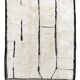 Sala - Custom black and white Moroccan Berber rug