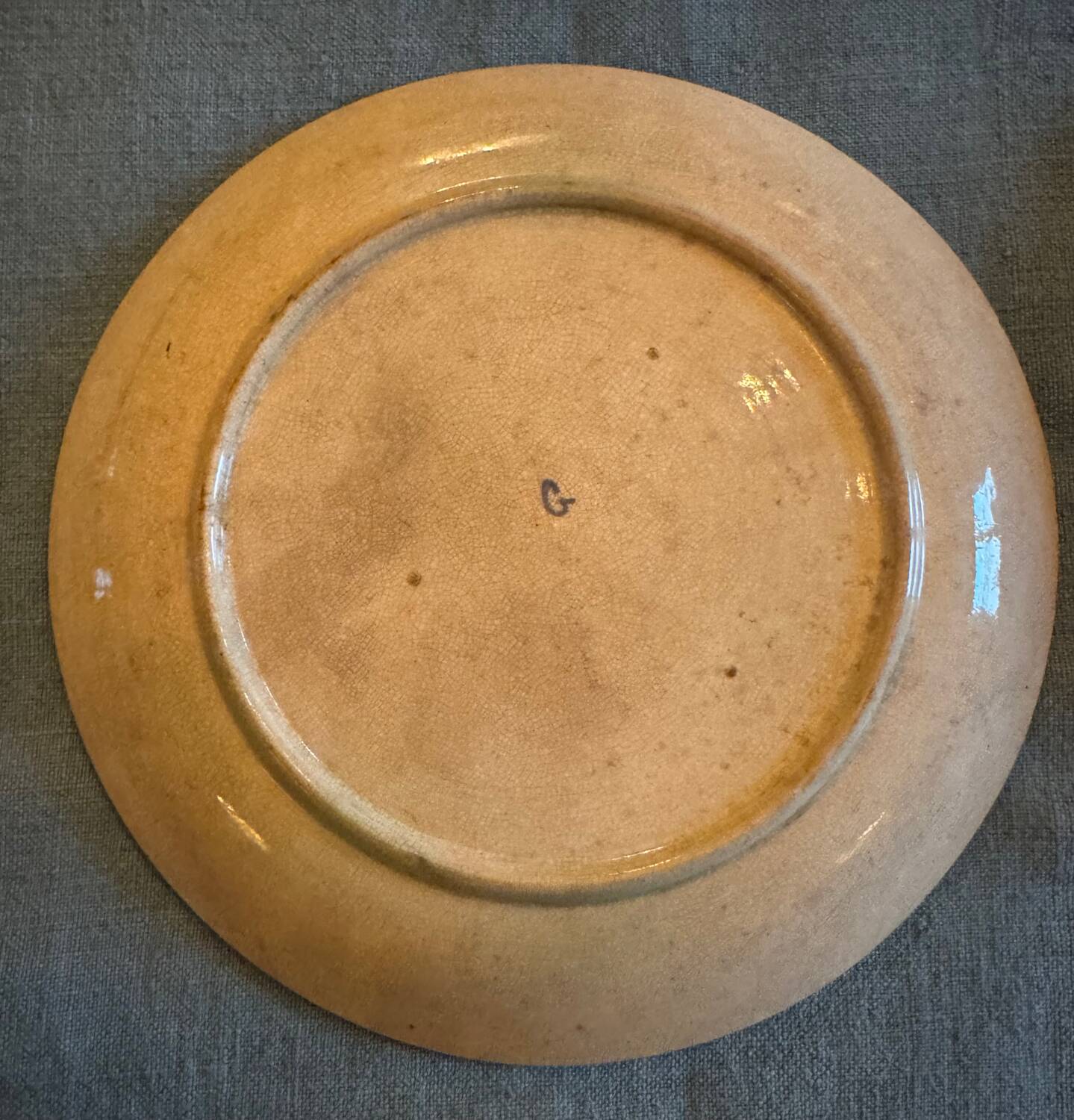 Series of 6 Wasmuel slip plates from the end of the 19th century (19th century)