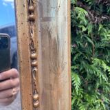 Louis Philippe period mirror with 19th gold leaf