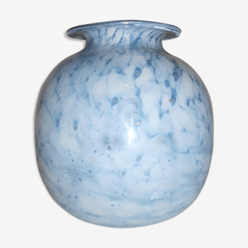 murano glass ball vase