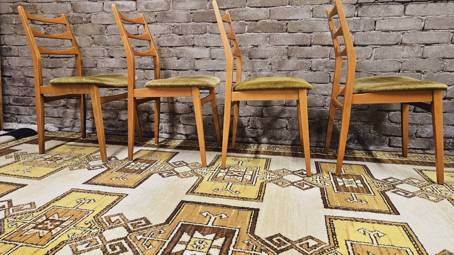 Set de 4 chaises scandinaves par Bähre Mignon Möbel 1960