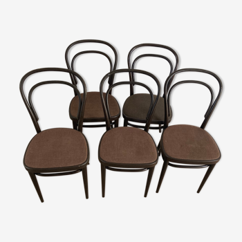 Set of 5 chairs Thonet year 70