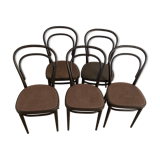 Set of 5 chairs Thonet year 70