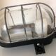 Industrial style porthole wall light / vintage 60s-70s