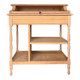 Bureau secrétaire console bois clair vintage Alphonse avec tiroir