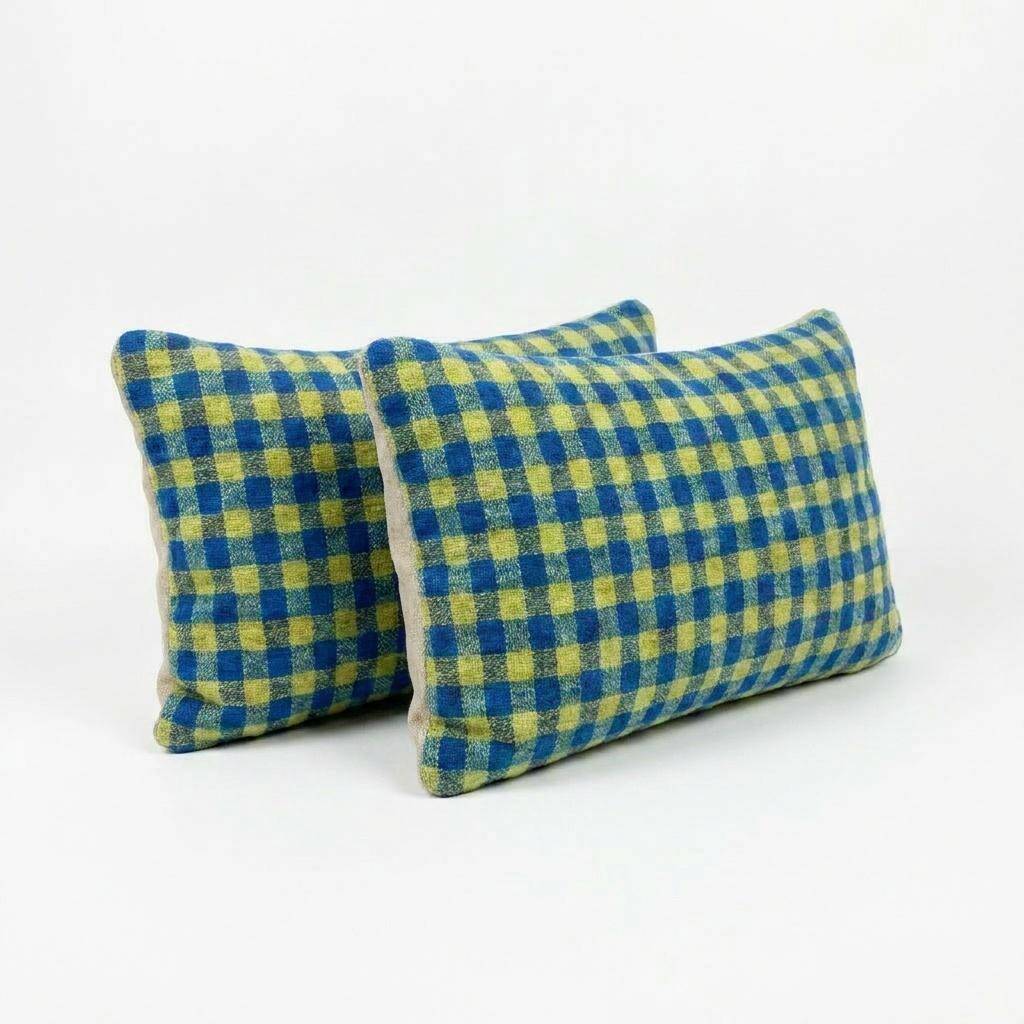 Set of 2 vintage kilim cushion covers 38x61 cm