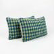Set of 2 vintage kilim cushion covers 38x61 cm