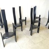 Golem chairs by Vico Magistretti, set of 8, 1970s