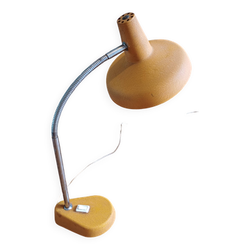 Lampe Vintage des Années 60 Métal Orangé