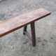 Old oak farm bench