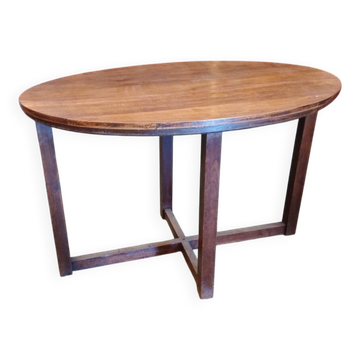 Art Deco oval coffee table