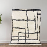 Handmade moroccan berber carpet 213 x 147 cm