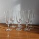 6 flûtes à champagne vintage en cristal d'Arques modèle "Versailles"