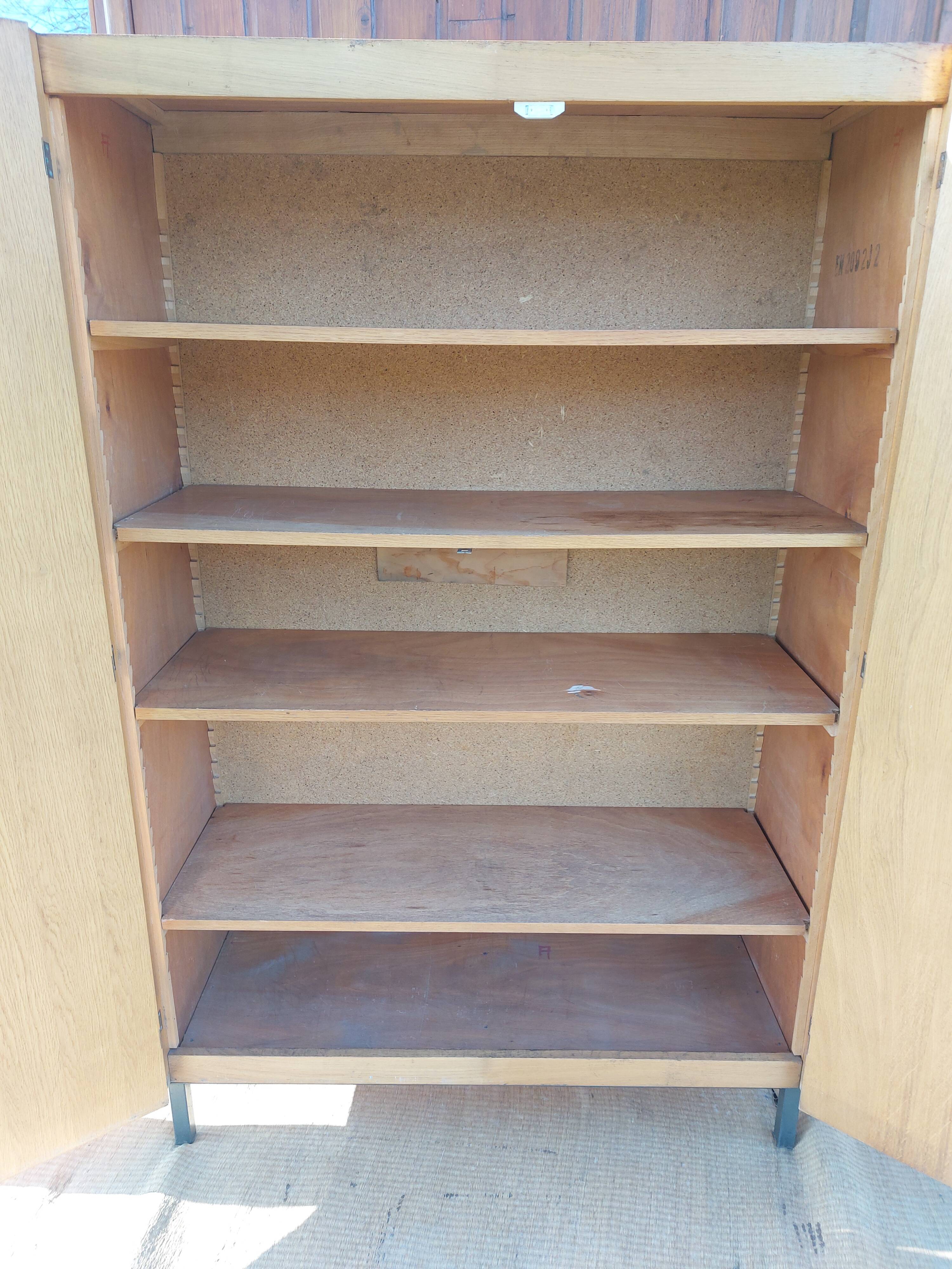 vintage school cabinet